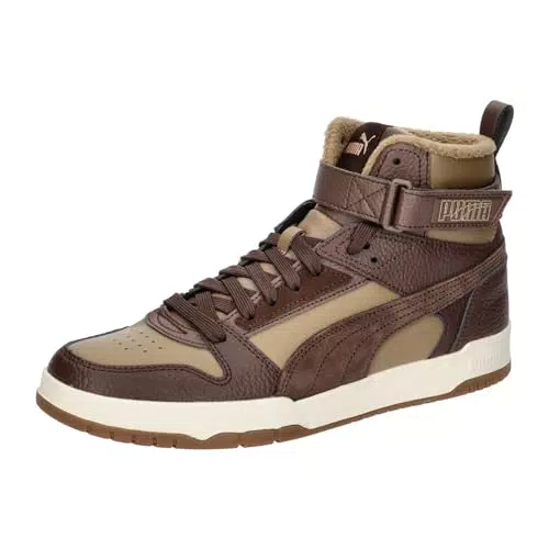 PUMA Unisex RBD Game WTR Sneaker, Black Black Team Gold