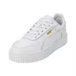 Puma Women Carina Street Sneakers, Puma White-Puma White-Puma Gold