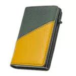 QIMIN Premium Slim Wallet Kartenetui mit RFID-Schutz für Herren & Damen Kreditkartenetui mit Geldklammer Mini Geldbörse Kartenhalter Portmonee Geldbeutel schönes Geschenk für Männer & Frauen