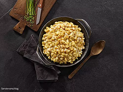 Käsespätzle von Ration1 - Vegetarisch und 10 Jahre haltbar!