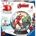 Ravensburger 3D Puzzle Avengers - Puzzle-Ball für Superhelden und Marvel-Fans ab 6 Jahren