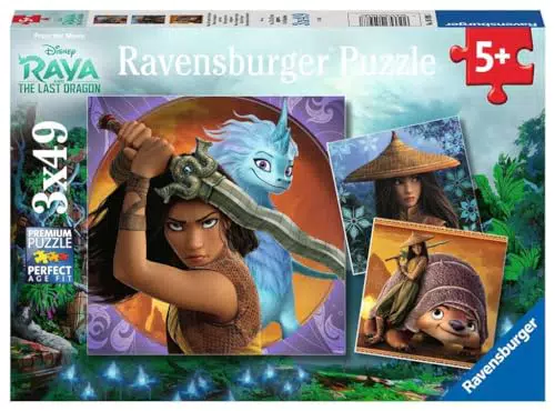 Ravensburger Kinderpuzzle - Raya, die tapfere Kriegerin - Puzzle für Kinder ab 5 Jahren