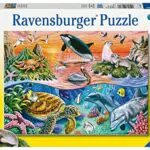 Ravensburger Kinderpuzzle - 10681 Bunter Ozean - Unterwasserwelt-Puzzle für Kinder ab 6 Jahren