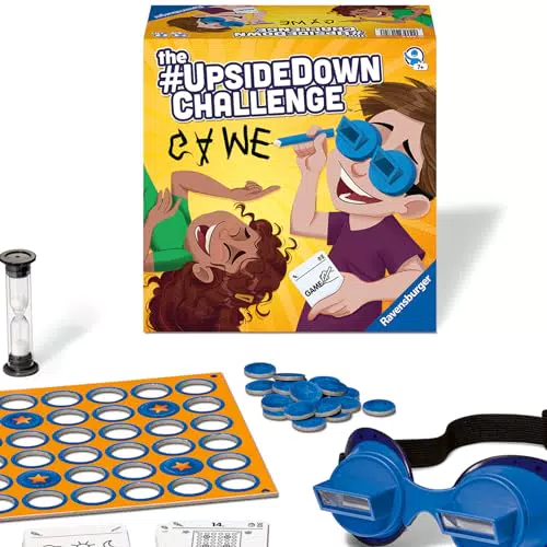 Ravensburger Kinderspiele - The UpsideDownChallenge Game - Spaß- und Aktionsspiel ab 7 Jahren