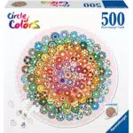 Ravensburger Puzzle 17346 - Circle of Colors Donuts - 500 Teile Rundpuzzle für Erwachsene und Kinder ab 12 Jahren