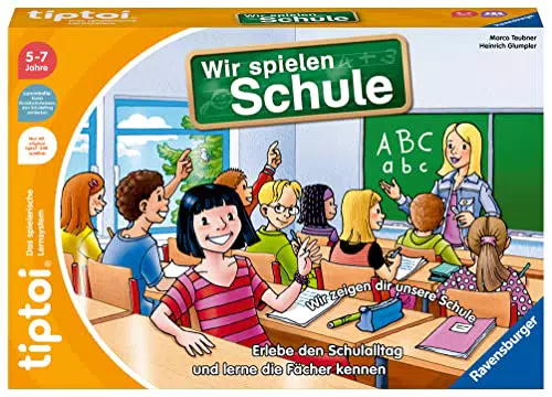 Ravensburger tiptoi Spiel - Wir spielen Schule - Interaktives Lernspiel ab 5 Jahren
