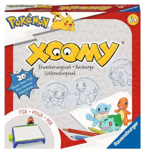 Ravensburger Xoomy Pokémon Erweiterungsset - 20 neue Motive
