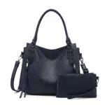 Realer Handtaschen Damen aus Lederimitat - Designer Umhängetasche