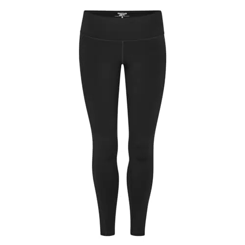 Reebok Damen Wor Mesh Tight Leggings, Night Black, L