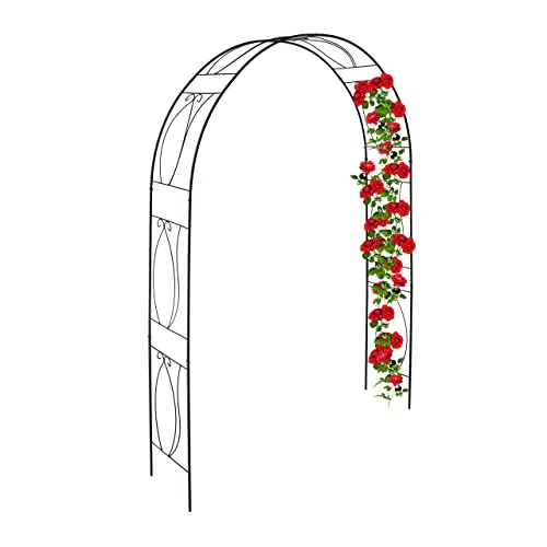 Rosenbogen Metall für den Garten - Vintage Rankbogen für Kletterpflanzen