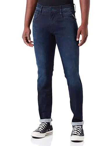 Replay Herren Anbass Forever Blue Jeans, 007 Dark Blue