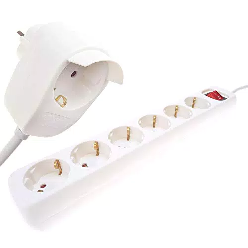 REV 0012692114 PowerSplit, Steckdosenleiste 2m, 7fach
