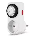 REV Zeitschaltuhr Steckdose - Mechanische Timer mit 48 Schaltzeiten/Tag