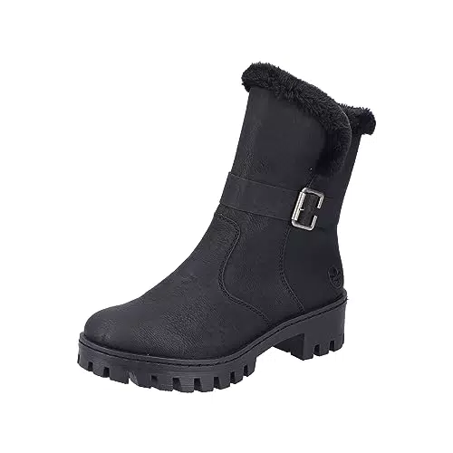 Rieker Damen Kurzstiefel - Schwarz