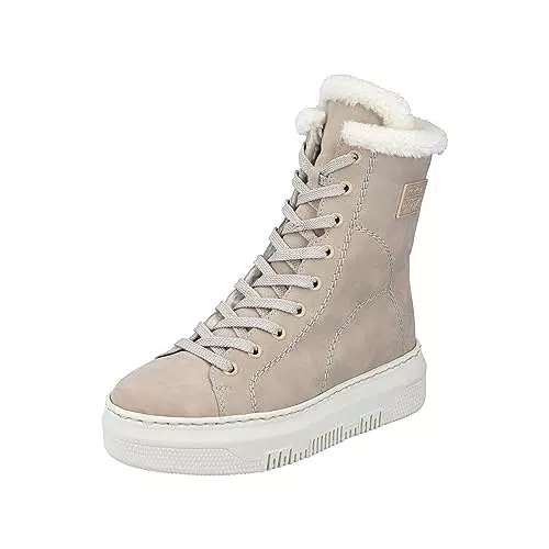 Rieker Damen Schnürstiefel M1980 - Beige