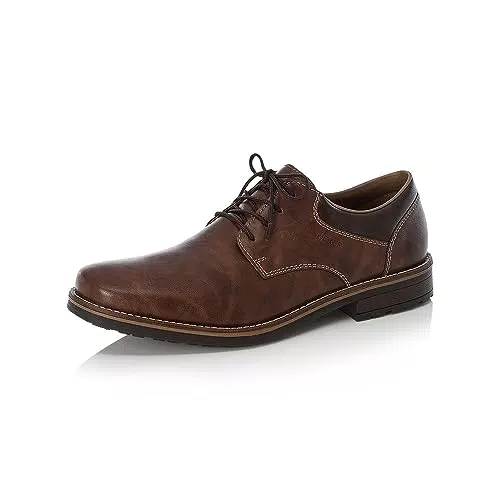 Rieker Herren 13200 Oxford-Schuh, Braun
