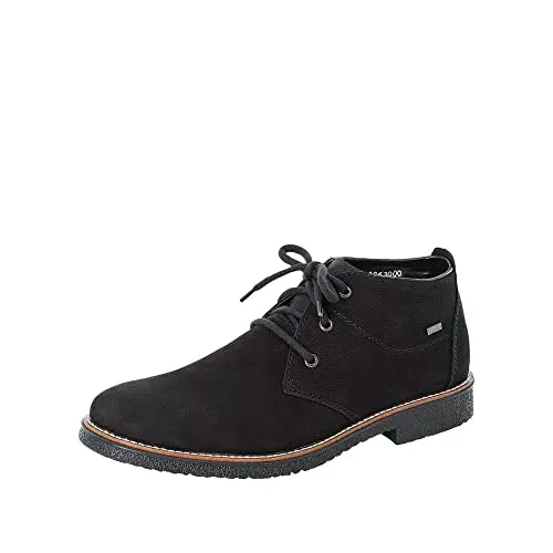 Rieker Herren Desert Boots - Stilvolle schwarze Stiefeletten