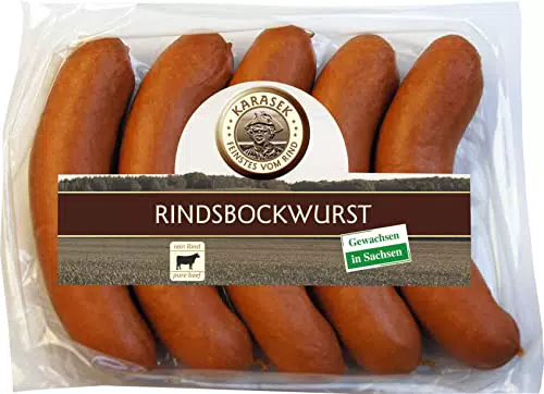 "Bio Rindsbockwurst geräuchert aus Buchenholz Räucherofen"