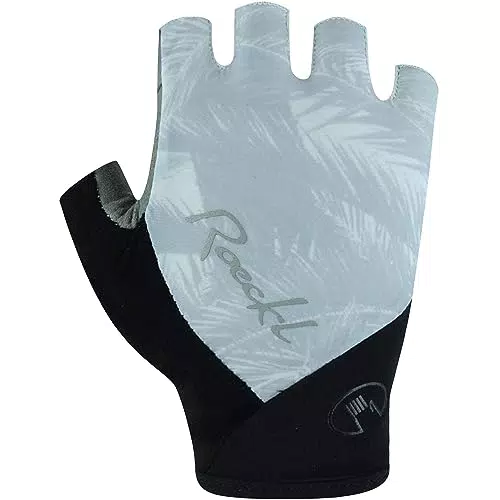 Roeckl Danis Damen Fahrradhandschuhe kurz - Grau/Schwarz