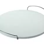 RÖSLE Pizzastein aus Cordierit für Pizza, Flammkuchen und Brot, 41 cm