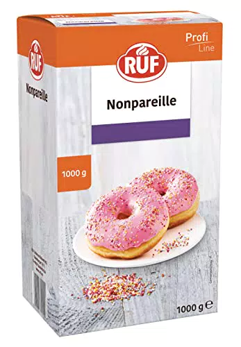RUF Nonpareille Streudekor, Zuckerperlen in 6 knallbunten Farben