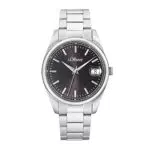 s.Oliver Armbanduhr Herren Quarzuhr Analog, mit Edelstahl Armband
