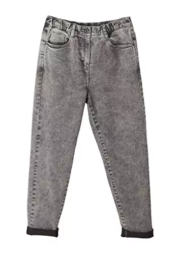 s.Oliver Mädchen 2117895 Jeans, Mom Fit, GREY, 176 / SLI