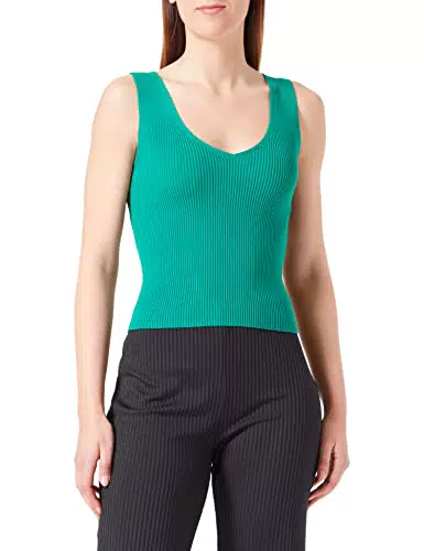 s.Oliver Women's 2127073 Stricktop, grün 7646, 46
