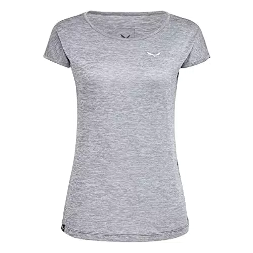 SALEWA Damen PUEZ Melange Dry W S/S Tee T-shirt, Quiet Shade