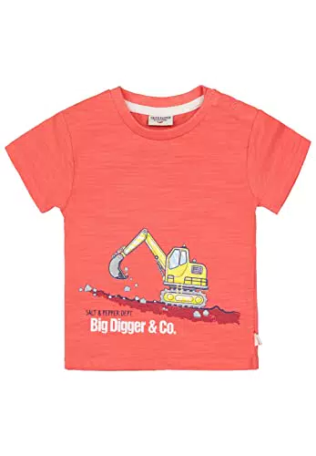 SALT AND PEPPER Baby-Jungen Bagger Druck aus Organic Cotton T-Shirt