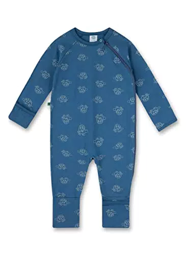 Sanetta Baby-Jungen 221867 Strampler/Overall, Ocean