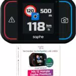 Saphe Drive Pro Blitzerwarner mit Farbdisplay und CarPlay/Android Auto Kompatibilität