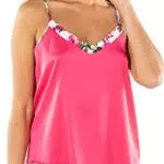 Satini Dessous Schlafanzug-Set mit Mieder Shorts