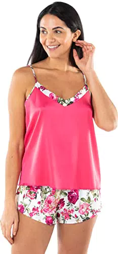Satini Dessous Schlafanzug-Set mit Mieder Shorts