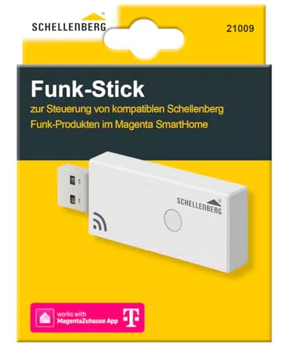 SmartHome Stick Schellenberg zur Steuerung von Funk-Produkten im QIVICON Smart Home System