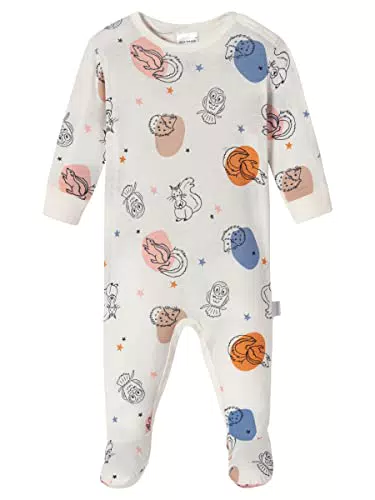 Schiesser Baby-Mädchen Kleinkind-Schlafanzüge, Off-White