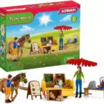 schleich 42528 Mobiler Farm Stand, ab 3 Jahren, FARM WORLD - Spielset