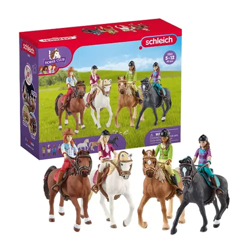 Schleich HORSE CLUB Ausritt Spielset - Ab 5 Jahren - Exklusiv bei Amazon