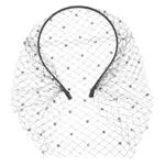 Fascinator Stirnband mit Strass - Perfekt für Hochzeit und Party
