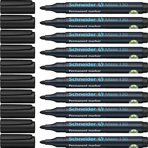 Schneider Maxx 130 Permanent-Marker mit Rundspitze - Strichstärke 1-3 mm, nachfüllbar