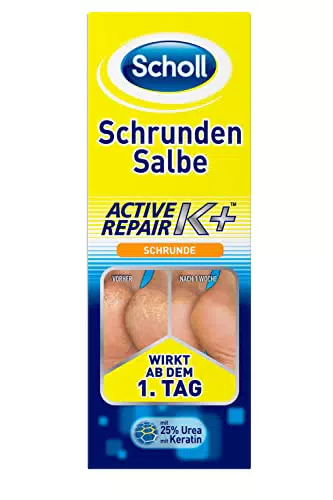 Scholl Schrundensalbe Active Repair K+ gegen Hautschäden an rauen