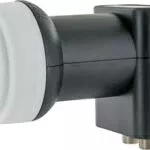 Schwaiger Universal Twin LNB hellgrau