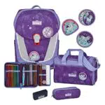 Scout Sunny II Safety Light Schulranzen-Set - Lila Luna