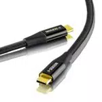 SEBSON USB C Kabel 1m auf USB C, Ladekabel/Datenkabel 3.1 Gen2 schwarz