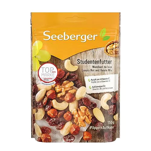 Seeberger Studentenfutter: Klassische Nuss-Frucht-Mischung - Vegan & Reich an Vitamin E