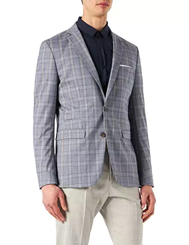 Selected Homme Herren SLHSLIM-TIMELOGAN SND CHK BLZ B NOOS Blazer