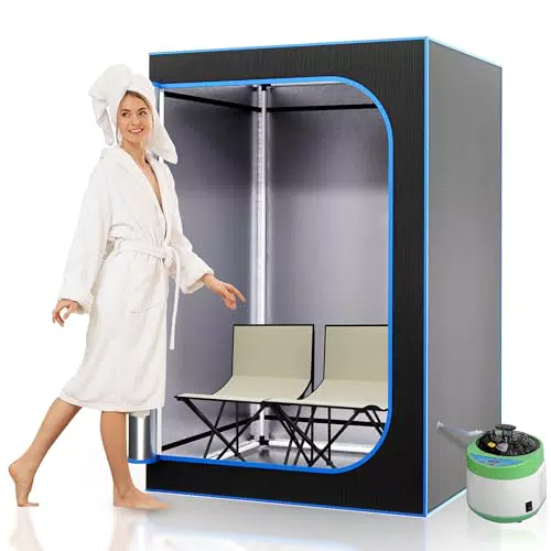 SereneLife Mobile Sauna, Mini Sauna für 2 Personen