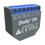 Shelly EM | Intelligenter WLAN-Energiezähler & Schützrelais | Hausautomatisierung | Kompatibel mit Alexa & Google Home | iOS & Android App | Kein Hub erforderlich | Stromüberwachung
