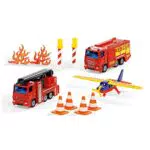 siku 6330, Geschenkset Feuerwehr, LKW mit Hubrettungsbühne