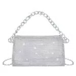 Bling Abend Clutch Bag von simarro - Glitzernde Messenger Bag mit abnehmbarer Kette - Handtasche mit Strass für Frauen - Ideal für Party, Hochzeit und Urlaub.